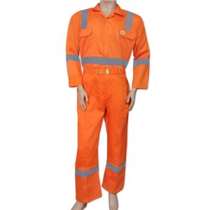 AAA SAFE CLASSIC REFLECTING COVERALL AAA/SC-02(R) – Quality coverall full sleeves with aluminum buckle on waist belt.