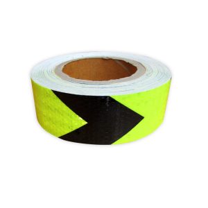 REFLECTING STICKER ARROW 2″ X 25 MTRS – Reflective adhesive warning tapes.