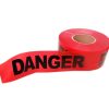 WARNING TAPE CAUTION DANGER 3 ” X 200 MTRS – High visibility tape due to its striking colors one side printing – “DANGER” / “CAUTION DO NOT ENTER