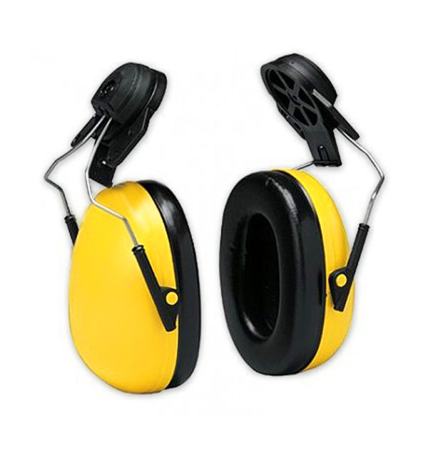EAR MUFF HELMET - Safety helmet, Adjustable in height. High flexibility ABS arms & synthetic padded cup.