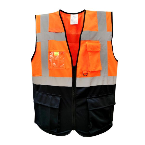 Safety Jacket SJ-65 orange + black