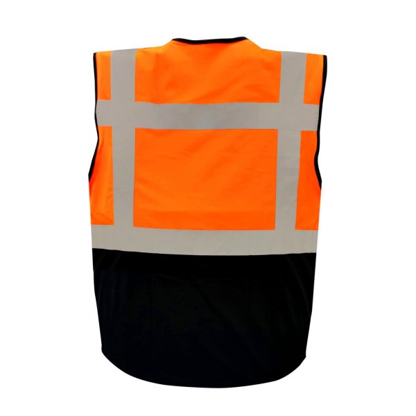 Safety Jacket SJ-65 orange + black