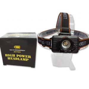 HEAD LAMP HIGHPOWER – Head Protection, LED Bulb, USB, Rechargeable with Plastic Material