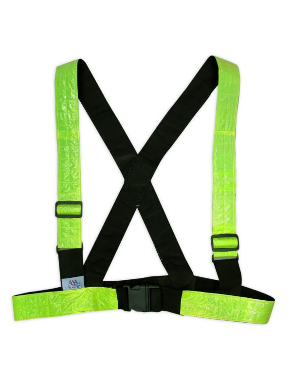 AAA Reflecting Belt PVC - With High-Visibility Reflecting Belt & Free Size With Adjustable Buckle