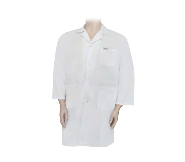 AAA SAFE LABCOAT AAA/LBC-02 - Full sleeves, Double stitched, 1 chest pocket on left and 2 patch pockets