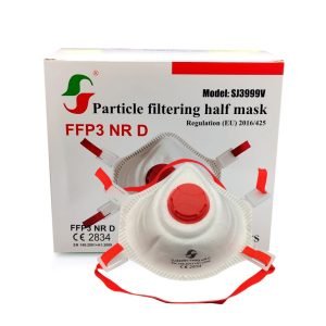 DUST MASK FFP3 CUP WITH FILTER KY-8623 CHEERY – Non Woven, Synthetic Fiber, Disposable masks, Complete ultra-soft face joint ring