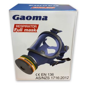 GAOMA RESPIRATOR FULL FACE MASK 1011-D – Full face respirator with ABEK2 Filter with Anti-ageing silicone