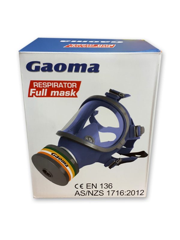 GAOMA RESPIRATOR FULL FACE MASK 1011-D - Full face respirator with ABEK2 Filter with Anti-ageing silicone