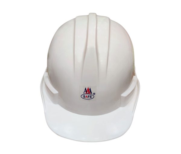 AAA SAFE SAFETY HELMET AAA/SH-01 - ABS Safety Helmet with ratchet and ear muff attachment fitting, excellent impact resistance.
