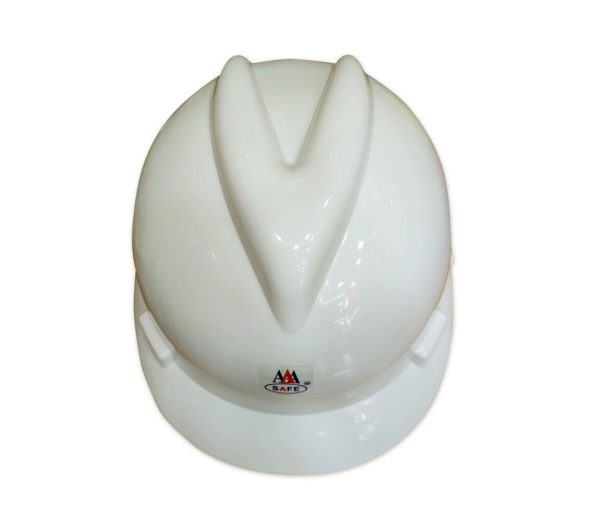 AAA SAFE SAFETY HELMET AAA/SH-07 - HDPE Safety Helmet with adjustable ratchet & Ear Muff, Lightweight & Comfortable