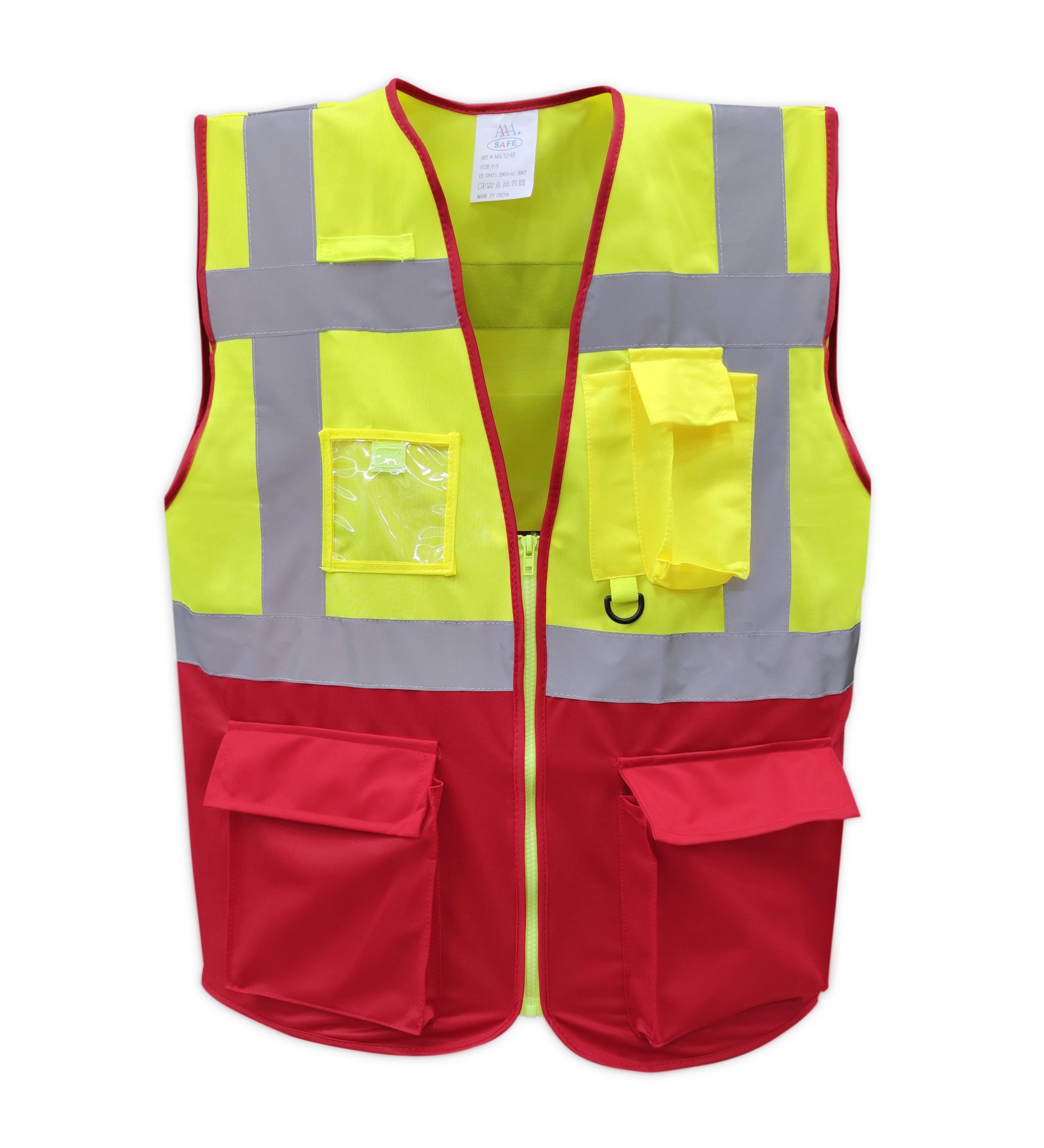 AAA SAFE SAFETY JACKET AAA/SJ-67 - Duo Colored Safety jacket with high ...