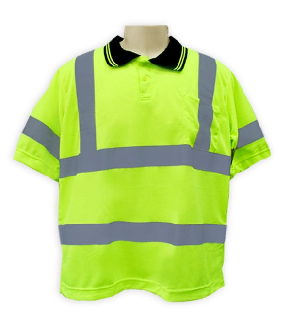 AAA Safety Jacket SJ-60 - Comfortable Safety Jacket with High Visibility Reflecting Tape & Pocket