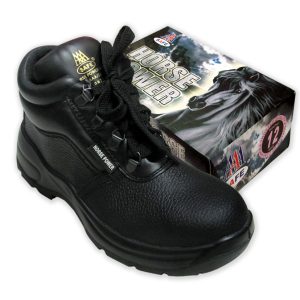 HORSE POWER SAFETY SHOES EXECUTIVE AAA/SS-35 – Low Ankle Shoes, Buffalo Leather, Injected Dual Density PU, Steel Toecap & Midsole Rope Laced