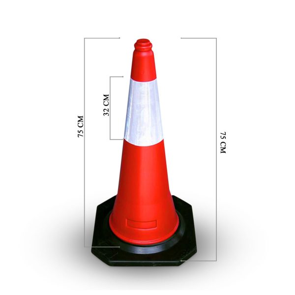 Traffic Cone PE 75cm - Image 3