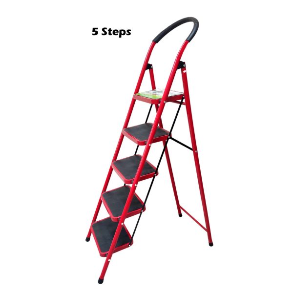 red Aluminium ladders