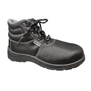 RUF-TUF SAFETY SHOES AAA – HIGH ANKLE STEEL TOE SAFETY SHOES BLACK
