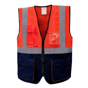 AAA Safety Jacket SJ-73 – High-Visibility Reflective Strips, Good Quality, Comfortable, Breathable and Light Enough