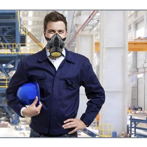 Mask 305 -Safety Dust Face Cover, Reusable Half Mask Dust Respirator, Anti-Dust Spray Paint Mask Respirator with Filter