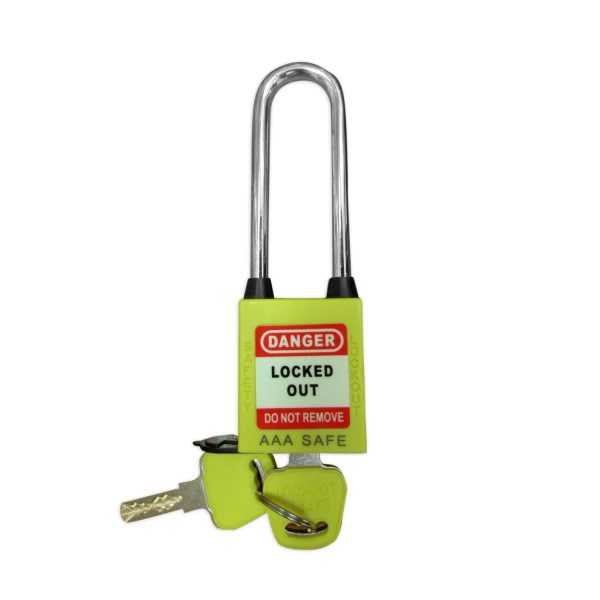 01 Lock Long Shackle yellow
