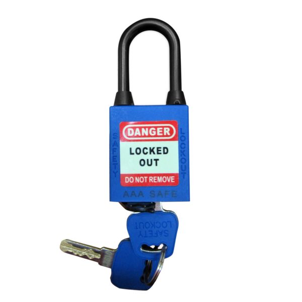01 Lock Nylon Shackle blue