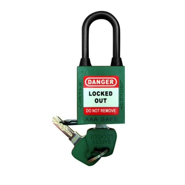 01 Lock Nylon Shackle green