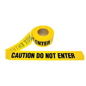 CAUTION TAPE DO NOT ENTER – YELLOW 3″ X 200 MTR