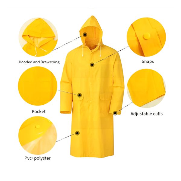 Raincoat PVC Yellow