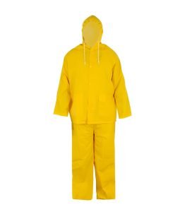 Choosing the Right PVC Coated Raincoats to Counter UAE's Occasional Rainfall 1 Rainsuit 0.30 MM yellow