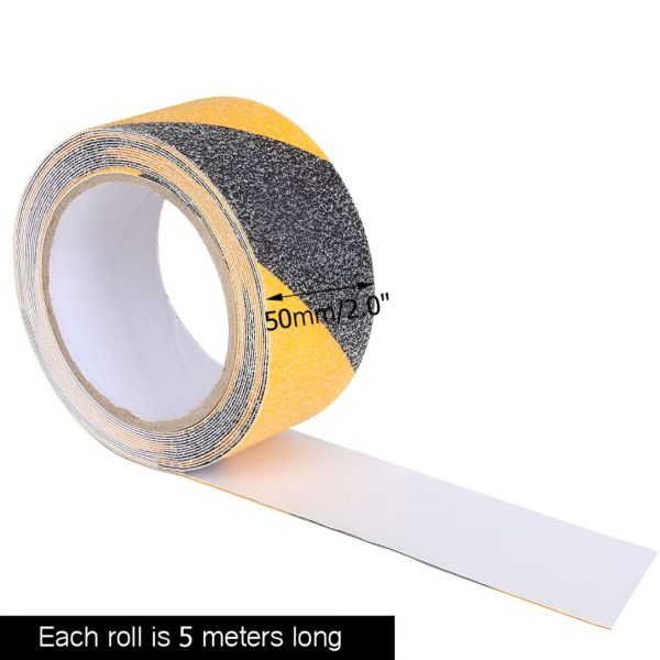 ANTI-SLIP TAPE - SELF ADHESIVE HAZARD STICKER TAPE FOR FLOOR STEPS