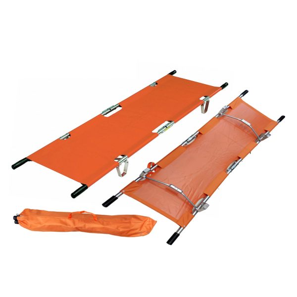 Stretcher - Aluminum Alloy Folding Stretcher Orange