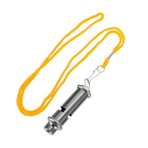 STEEL WHISTLE ROUND – STAINLESS STEEL SUPER LOUD SPORTS WHISTLE