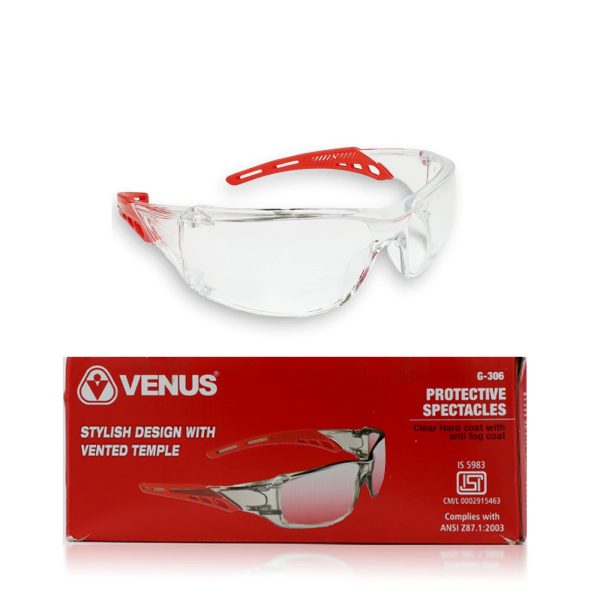 VENUS G-306 Goggle Red Colour with Antifog lens Coating