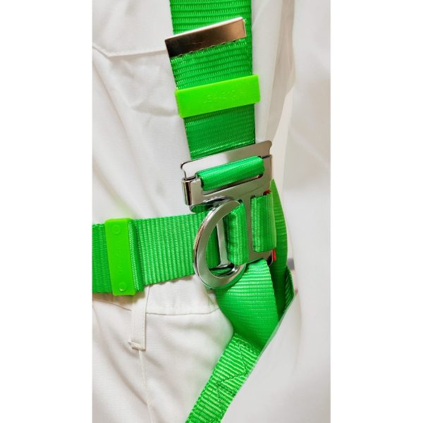 AAA SAFE Safeman- Full Body Safety Harness, Rope, Adjustable waist, Thigh wrap, Plastic Belt Back support, Scafolding Hook - SBLT-02