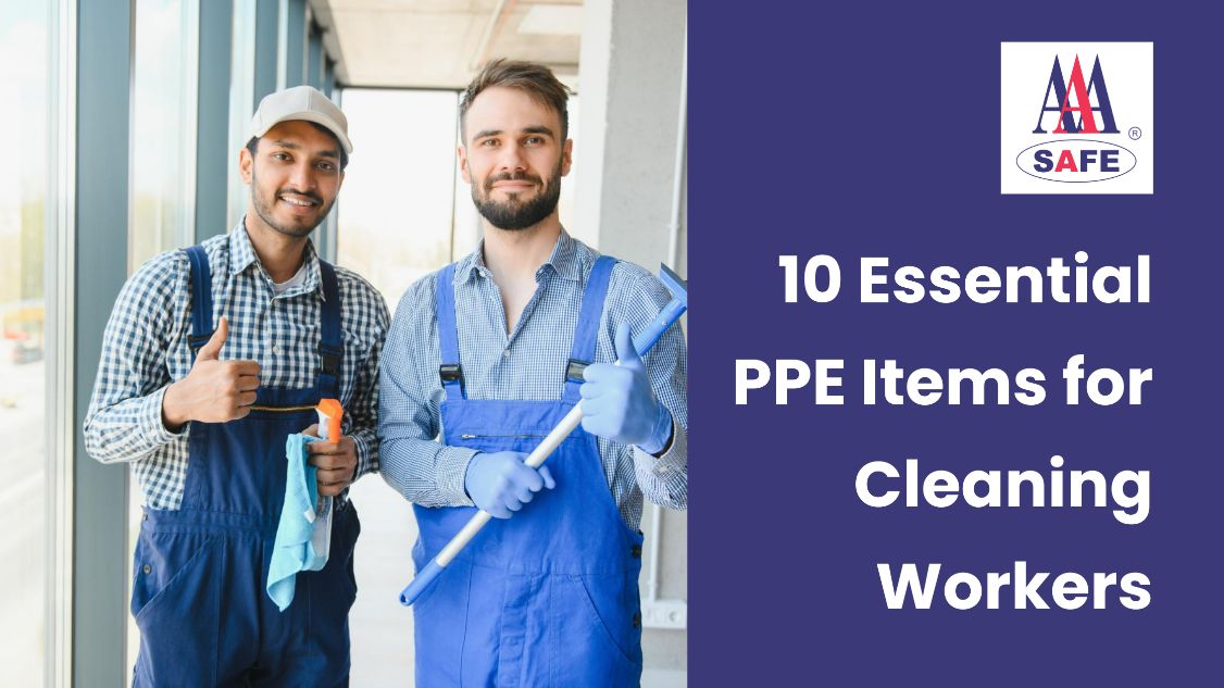 PPE Items for Cleaning Workers