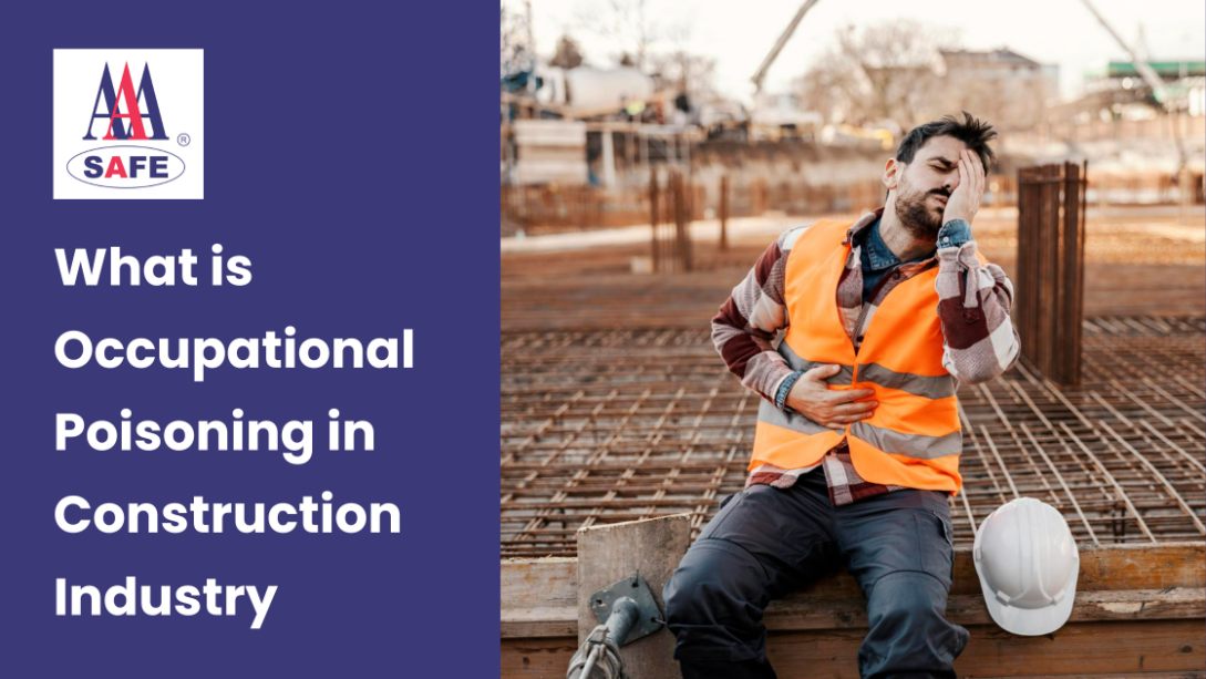 What is occupational Poisoning in construction industry