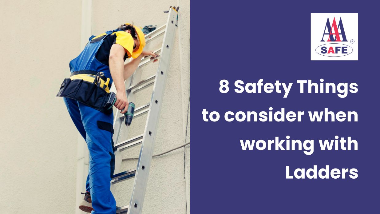 8 Safety Things to consider when working with Ladders