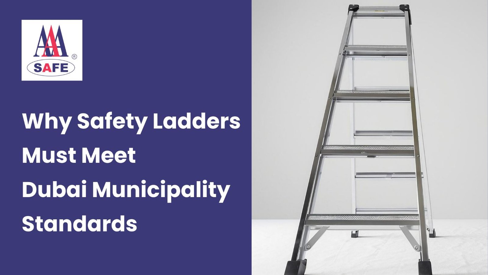 Why Safety Ladders Must Meet Dubai Municipality Standards