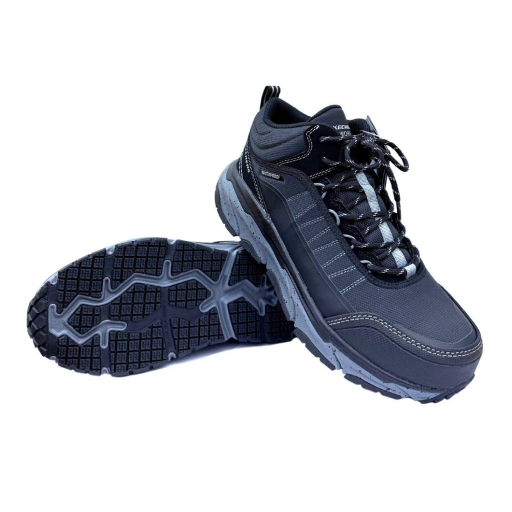 Skechers Work Shoes 200270 - BKGY - Work Waterproof Slip-Resistant : D'Lux Journey 1 Skechers Work Shoes 200270 - BKGY - Work Waterproof Slip-Resistant : D'Lux Journey