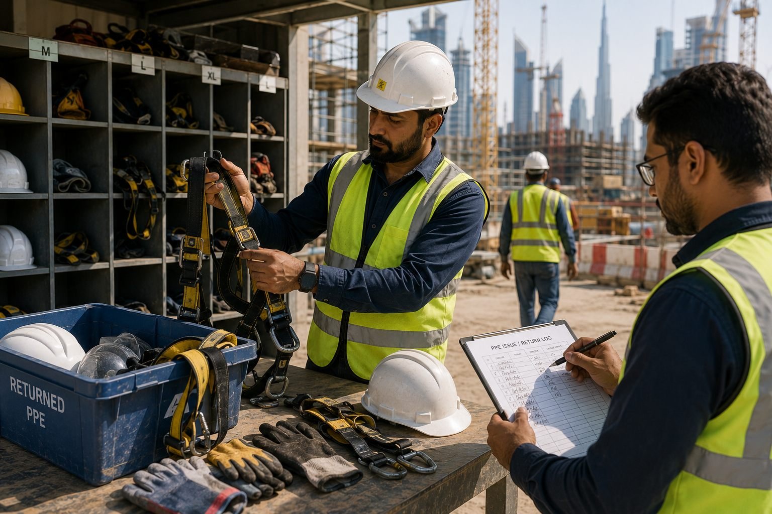 How Companies Handle Lost Safety Equipment on Busy Project Sites in Dubai