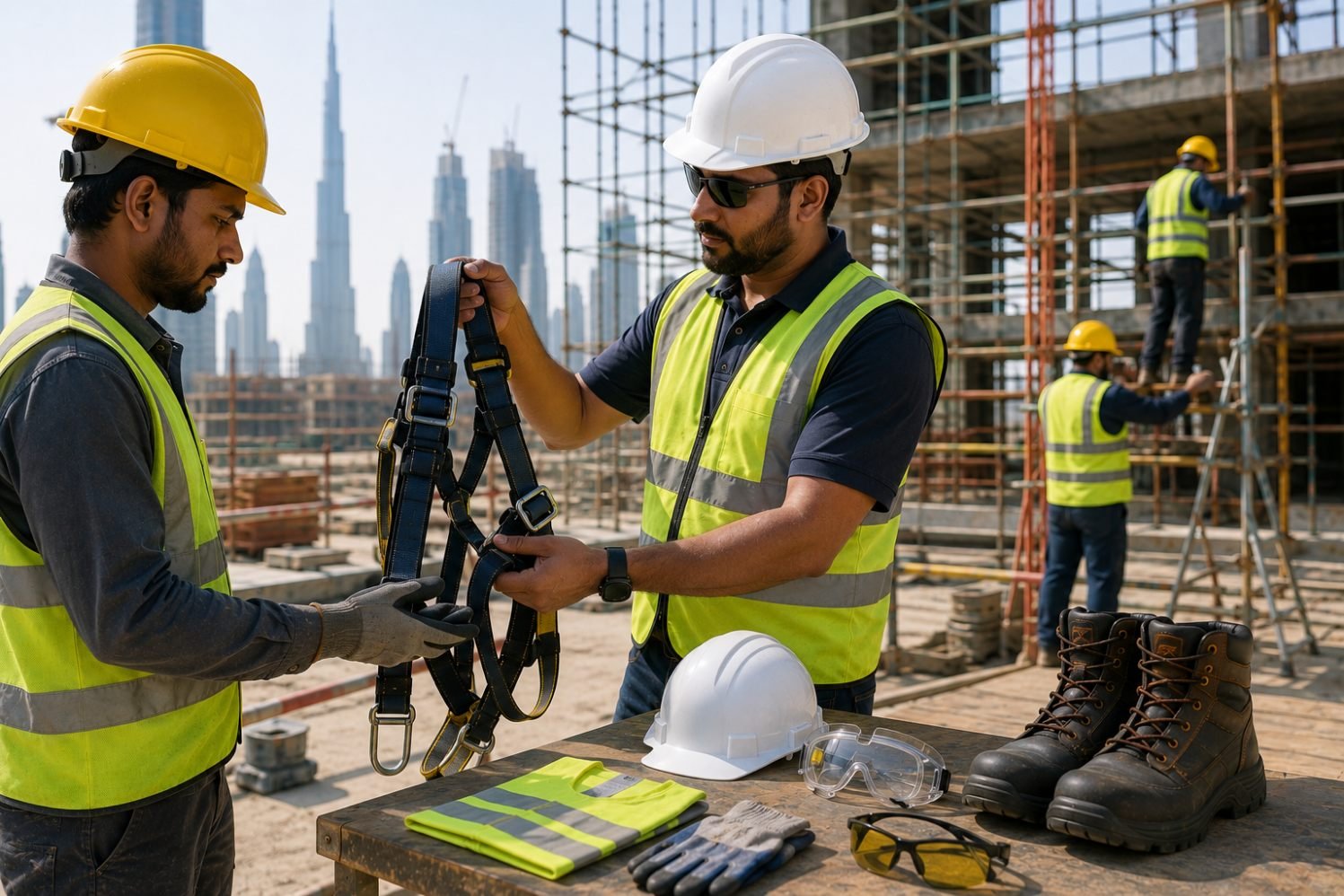 How Safety Equipment Is Reassigned When Workers Change Roles on Site in Dubai