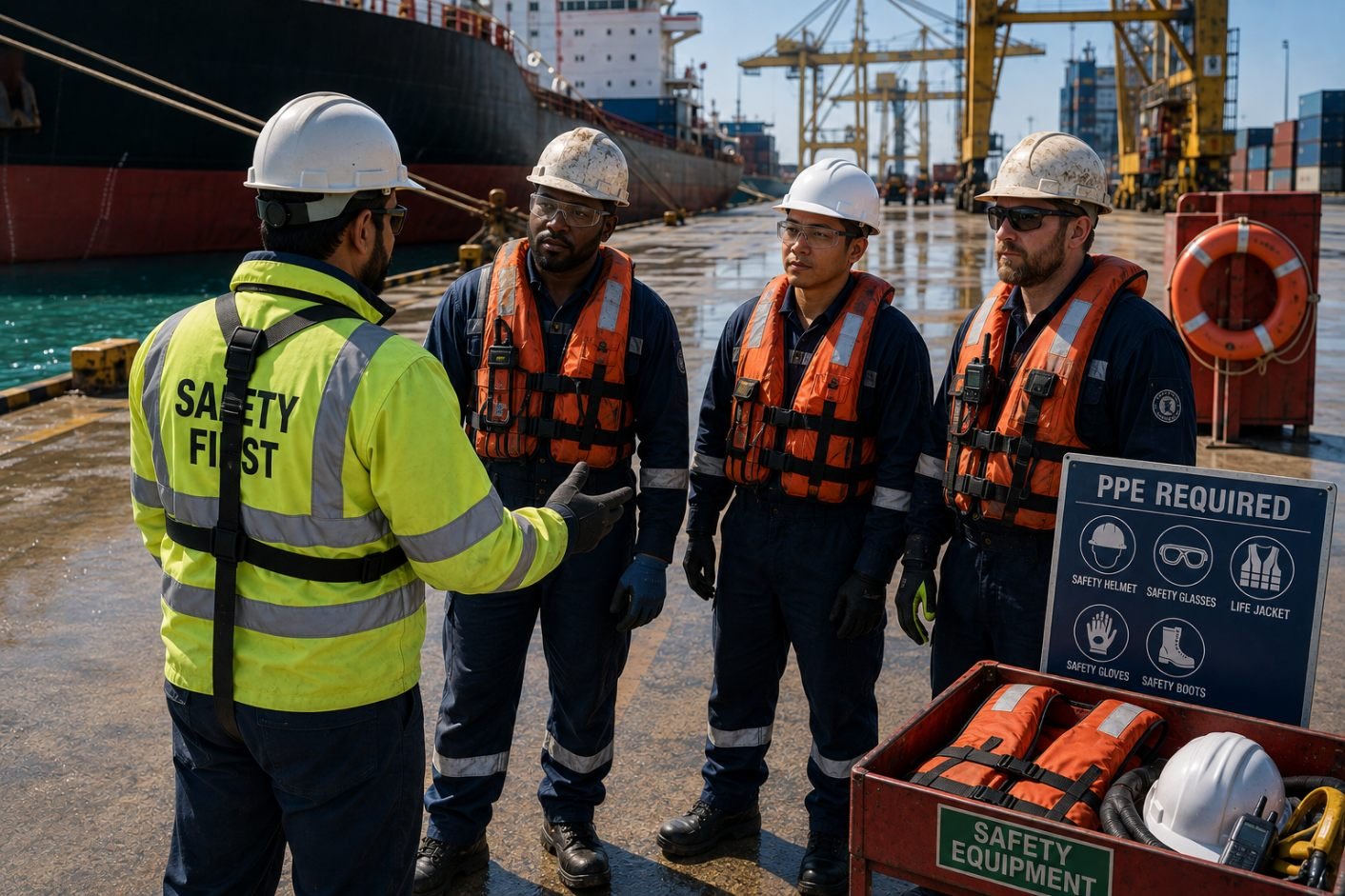Marine and Port Worker PPE Program for UAE Operations