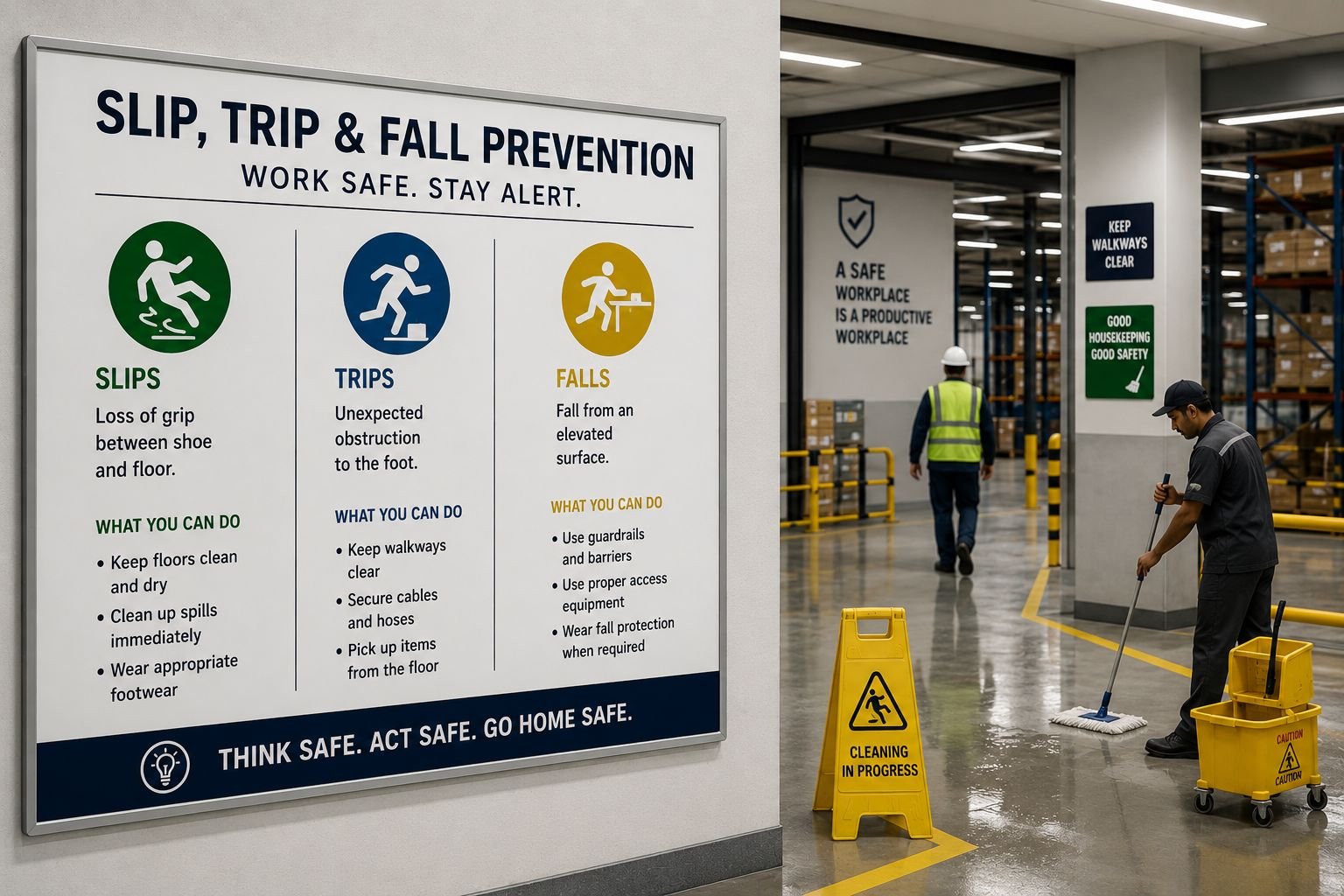 7 Slip Trip and Fall Prevention Strategies for Busy Workplaces
