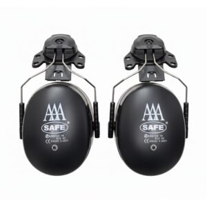 Ear Muff H10P3E- AAA Safe Ear Muff Helmet Mounted Black
