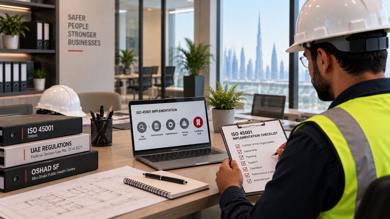 ISO 45001 Implementation Checklist for Safety Managers in UAE