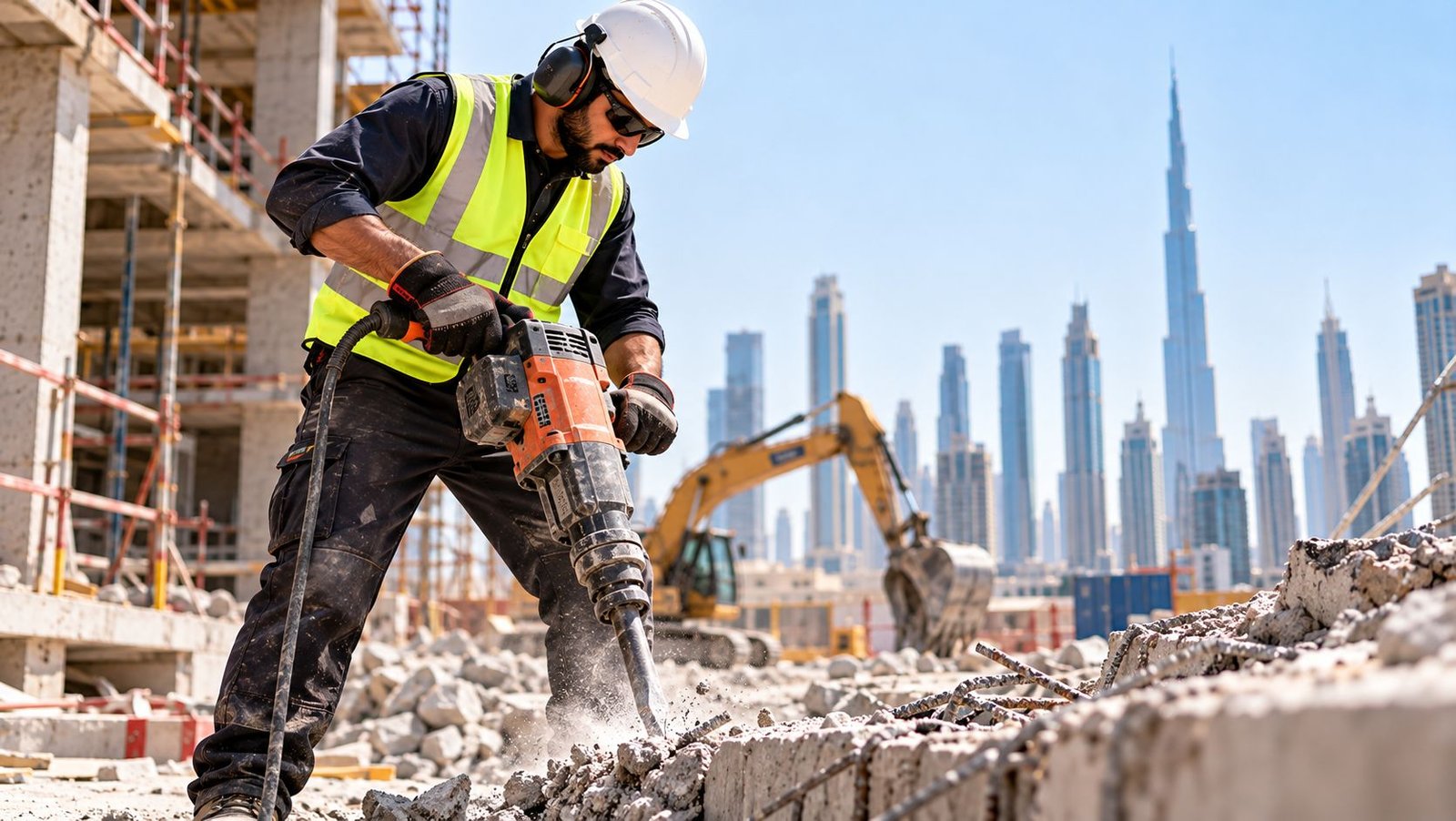 Hand-arm vibration syndrome prevention on UAE Construction and Demolition Sites